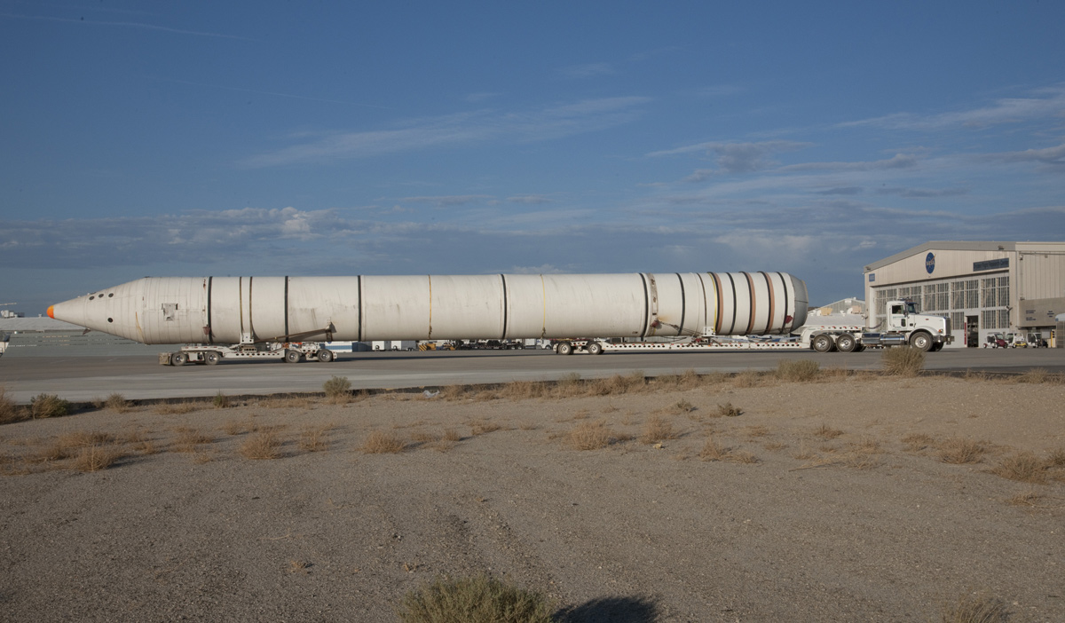 Space Shuttle Boosters Complete Cross-Country Trip for Museum Display